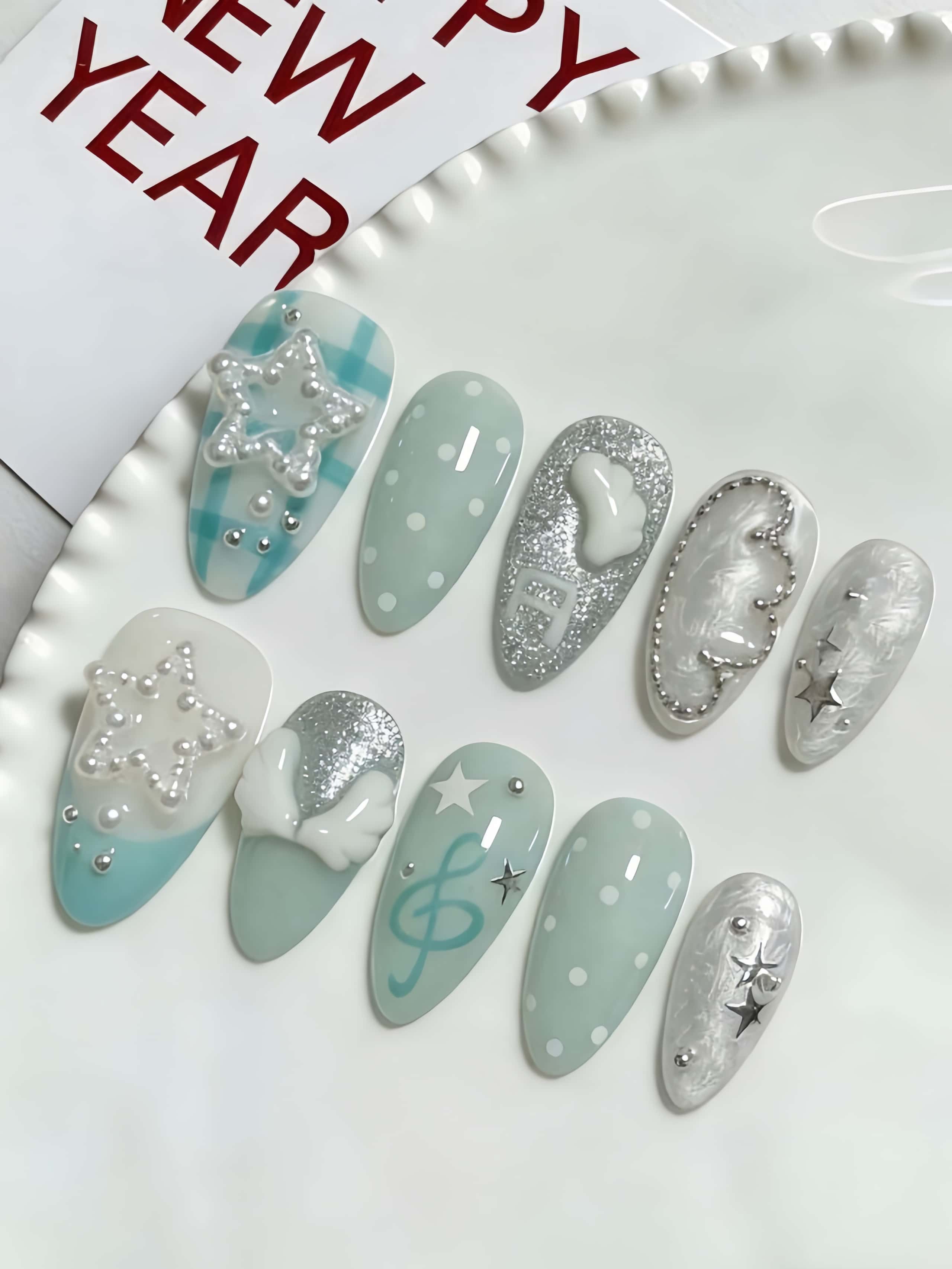 Japanese Lifestyle Gifts - 10 piezas de puntas de uñas