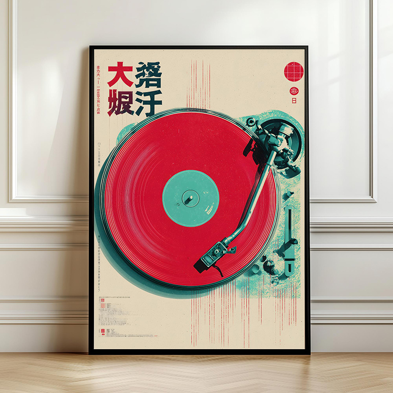 Disco de vinilo japonés, carte - Japanese Lifestyle Gifts reseña y precio