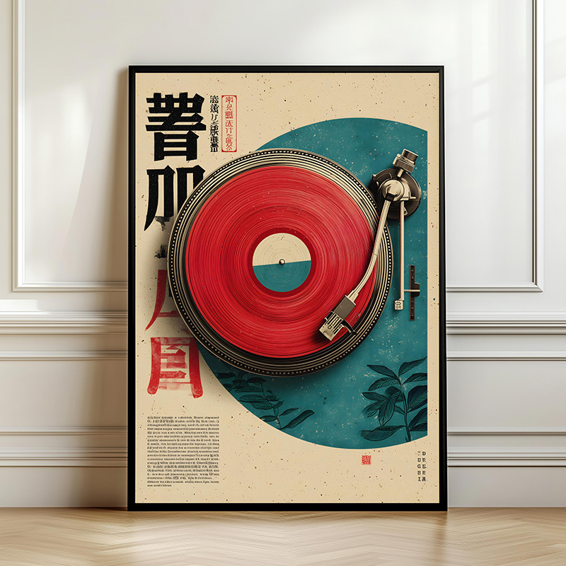 Disco de vinilo japonés, carte - Japanese Lifestyle Gifts reseña y precio
