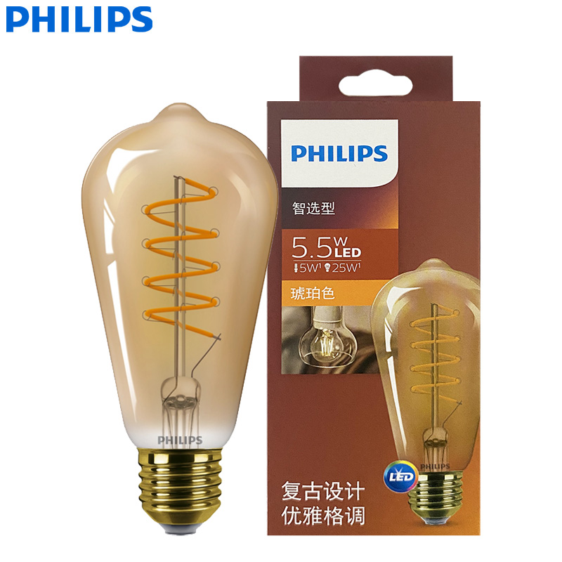 Philips LED ST64 bombilla deco - Philips Bulb Led Classic reseña y precio
