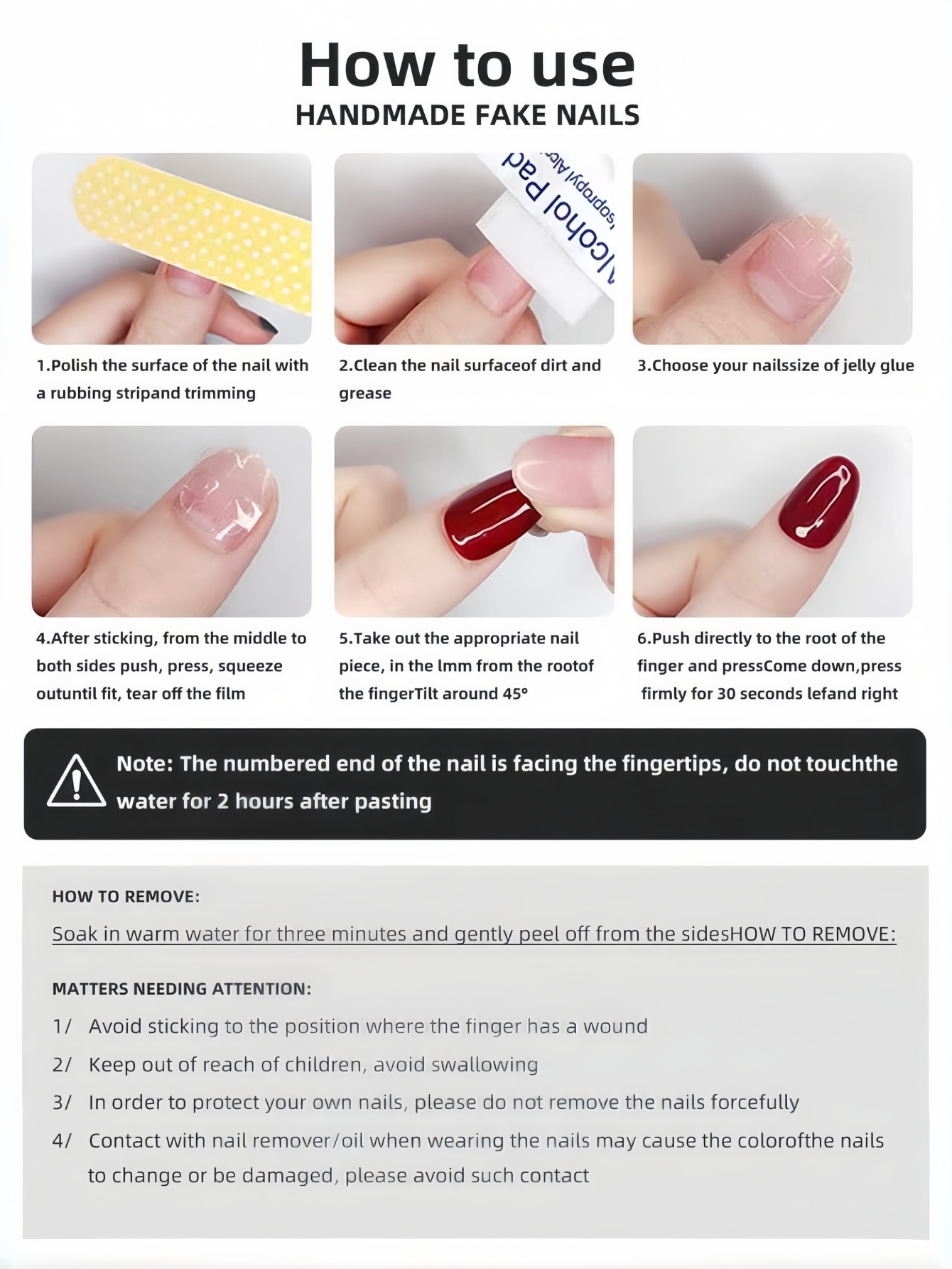 10 piezas de puntas de uñas po - Japanese Lifestyle Gifts reseña y precio