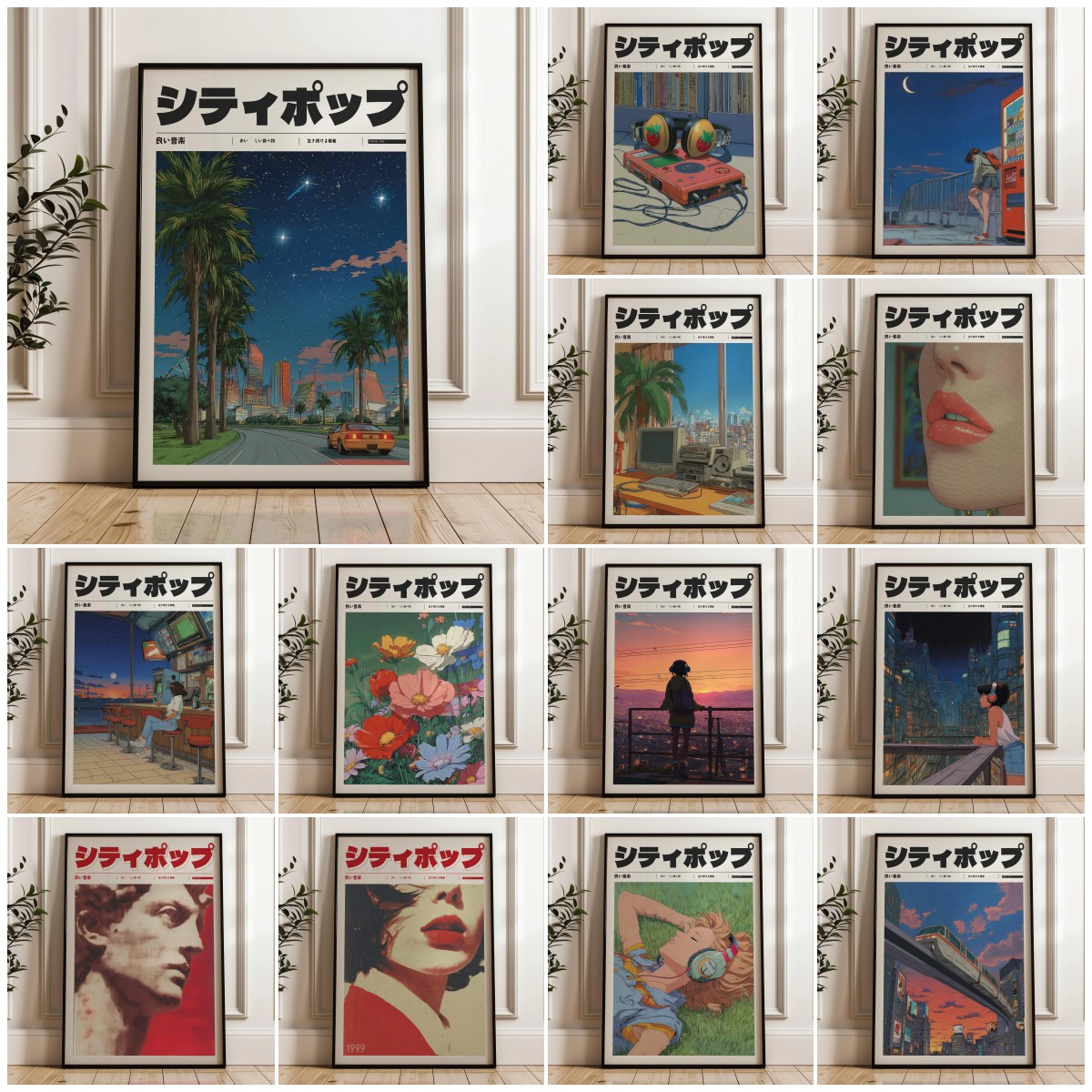 Arte del manifesto de estilo v - Japanese Lifestyle Anime reseña y precio