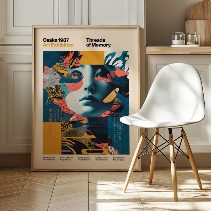 Póster Retro Pop japonés del M - Japanese Lifestyle Gifts reseña y precio